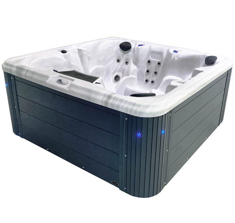 A-Series AL80 angled view, Gray cabinet
