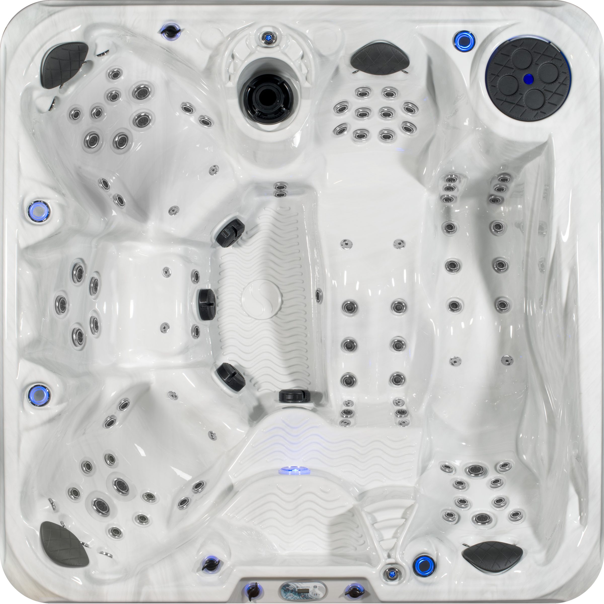 Texas 100DL top-down view